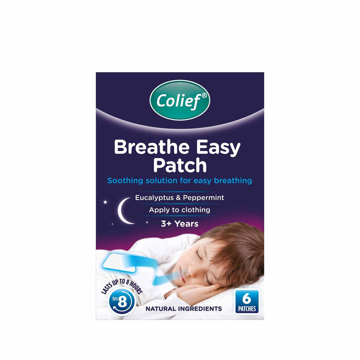 Breathe Easy Patch 6's 8 packs Colief Singapore